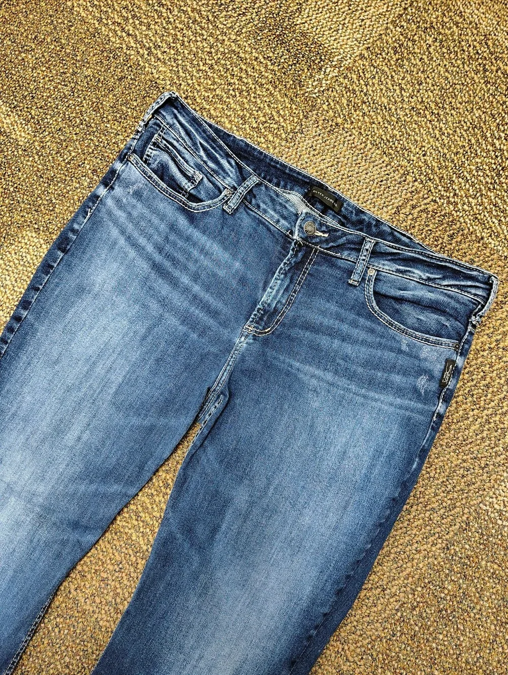 Silver Jeans Avery Slim Bootcut Jeans-womens Size 18/33